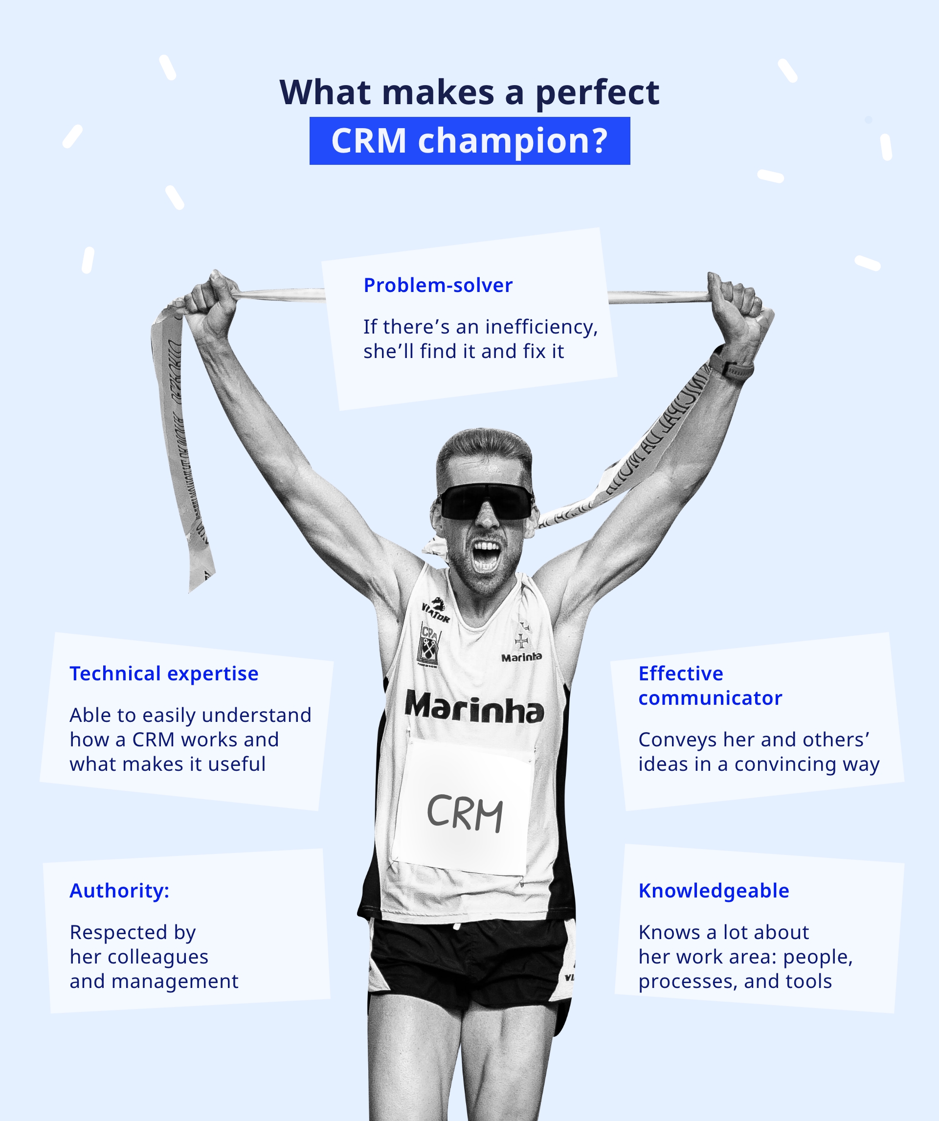 What makes a perfect CRM champion